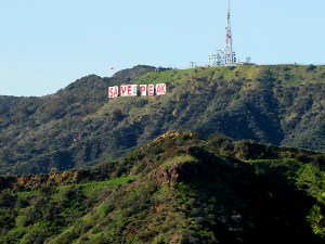 Hollywood Sign Save the Peak Сохраним Знак Голливуда