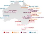 Australia Qantas map tours Australia Qantas map tours